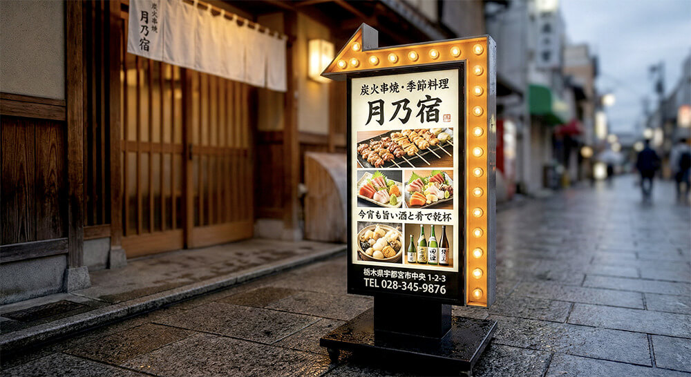 那須町 社名看板