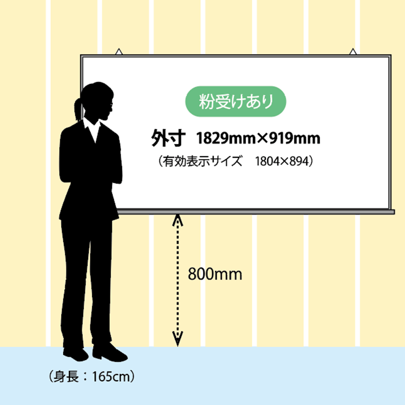 粉受け付き　外寸1829×919mm